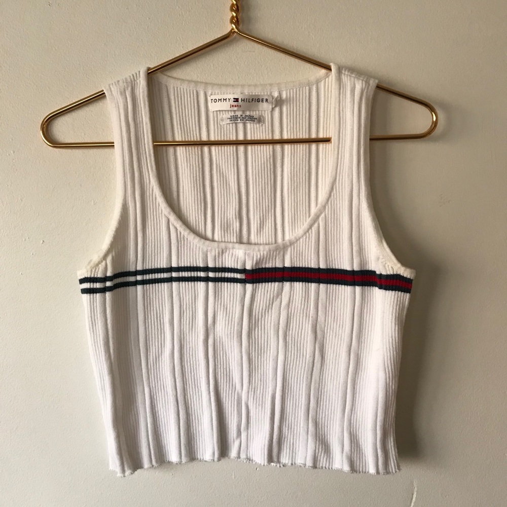 Vintage cropped Tommy Hilfiger Tank